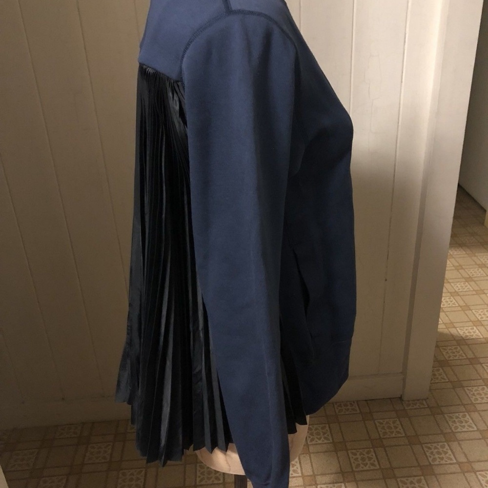 SOLD NIKE x SACAI sz XXS Sweatshirt NAVY Blue - Picture 4 of 8